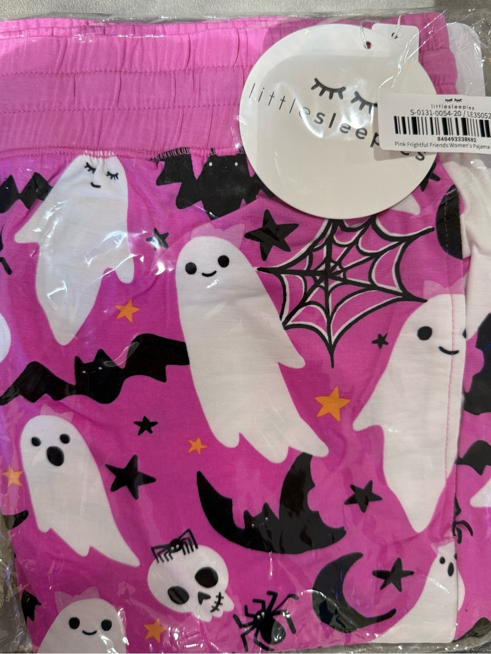 NEW Little Sleepies Pink Frightful Friends Women's Bamboo Jogger
Pajama Pants XL